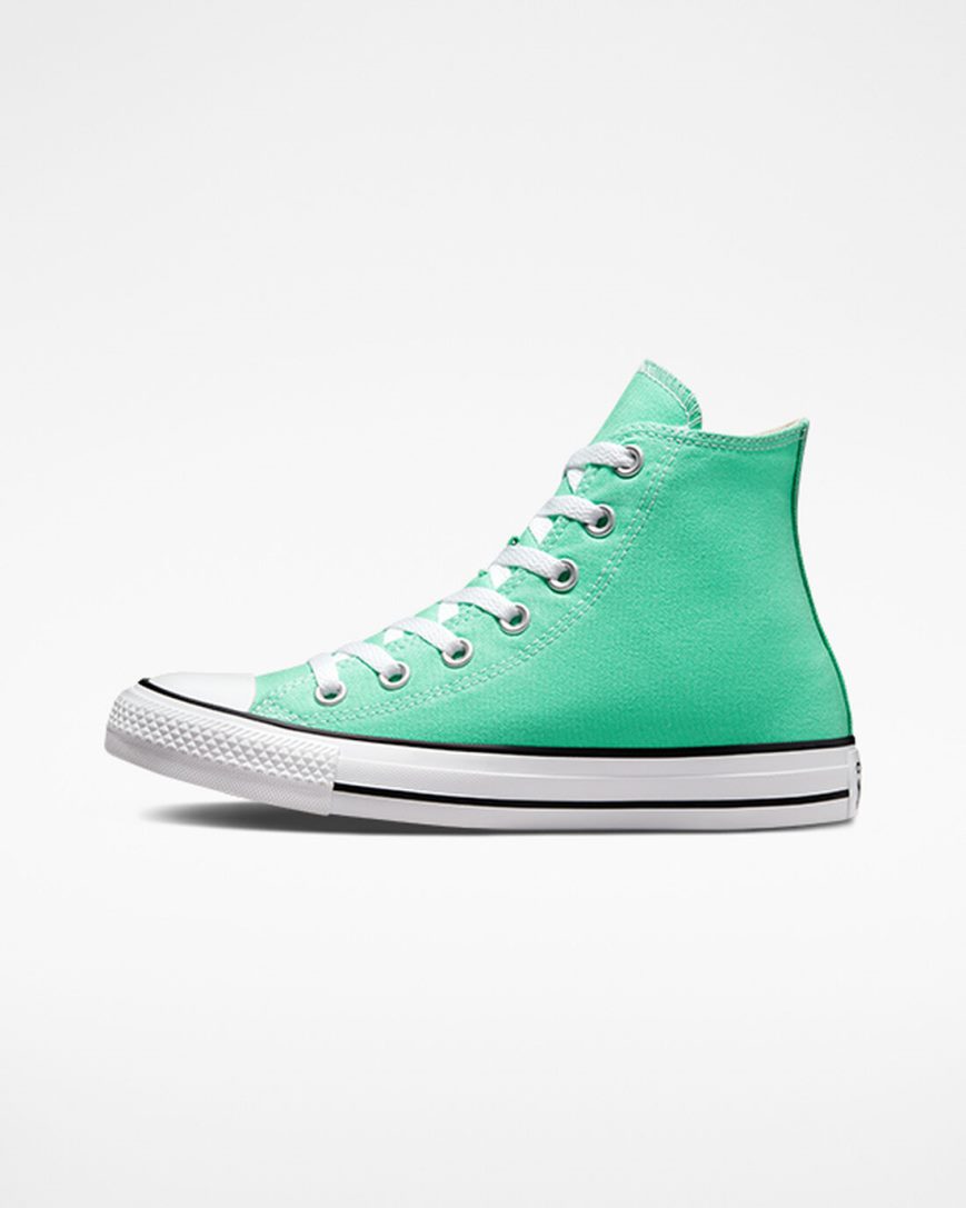 Men's Converse Chuck Taylor All Star Seasonal Color High Top Shoes Turquoise / White / Black | AU 3651CM